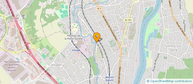 localisation de l'entreprise DGM AUTOS à CORBEIL-ESSONNES