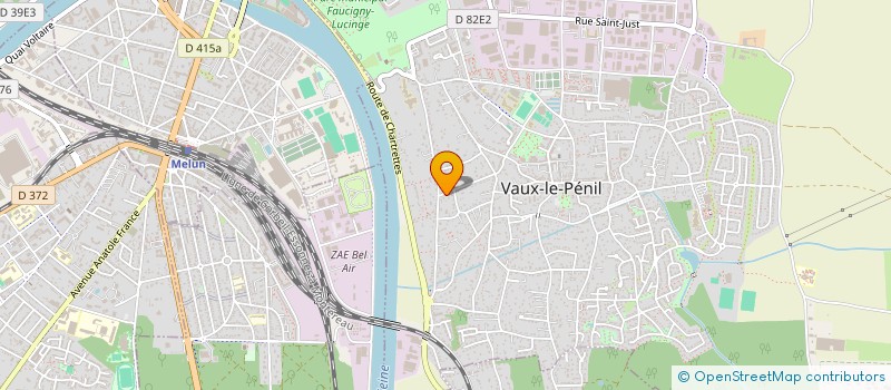 localisation de l'entreprise DGM BATI à VAUX-LE-PENIL