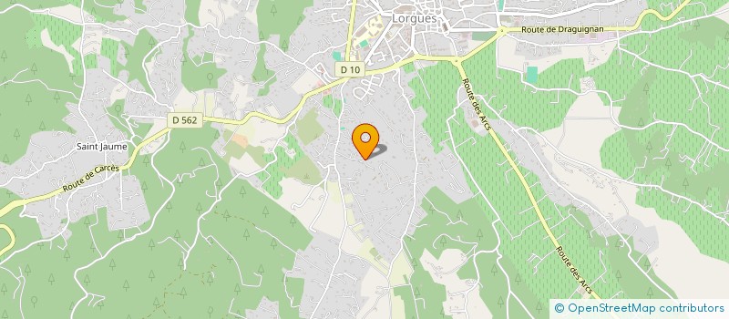 localisation de l'entreprise DGM FACADE  LORGUES