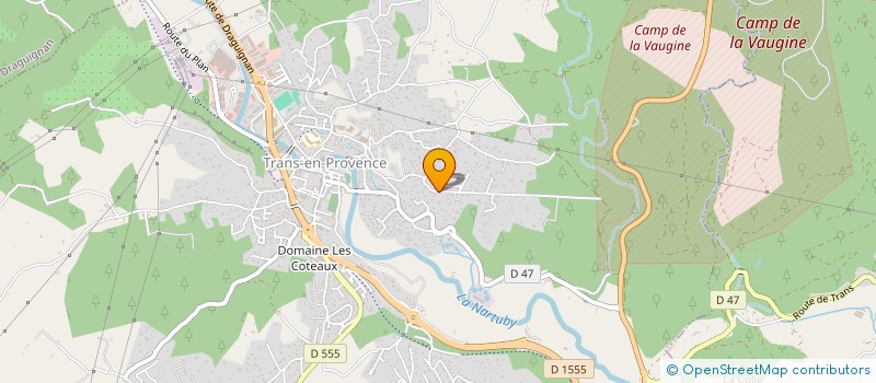 localisation de l'entreprise DGM IMMOBILIER à TRANS-EN-PROVENCE
