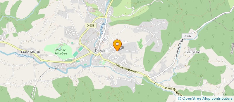localisation de l'entreprise DGM LAVERIE à PIERRELATTE