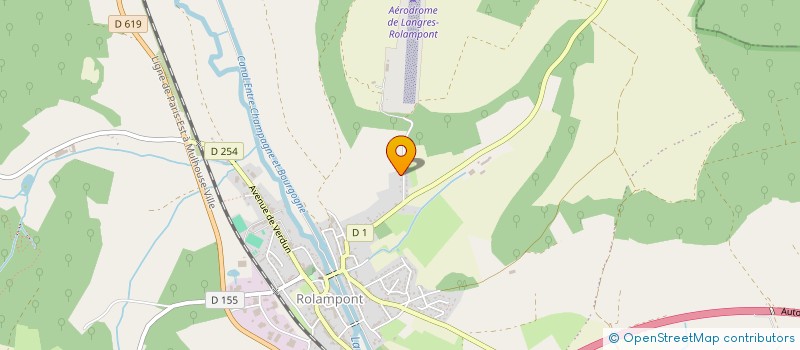 localisation de l'entreprise DGMA à ROLAMPONT