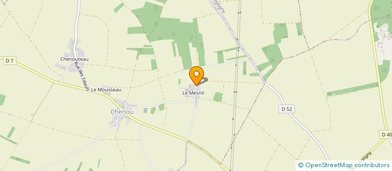 localisation de l'entreprise DGMA  CHENOU