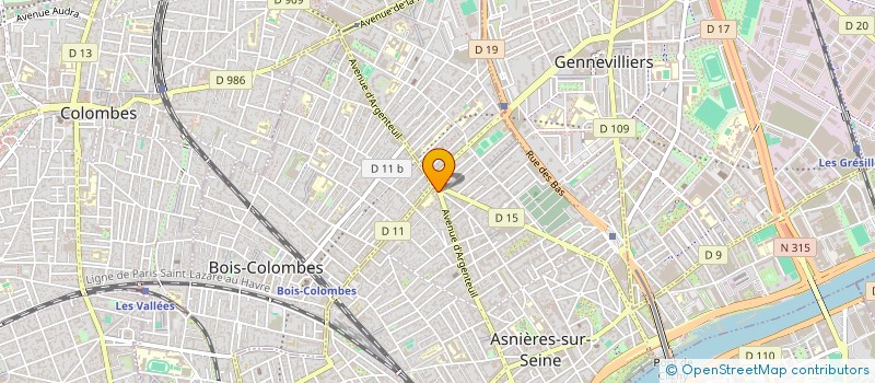 localisation de l'entreprise DGMAF à ASNIERES-SUR-SEINE