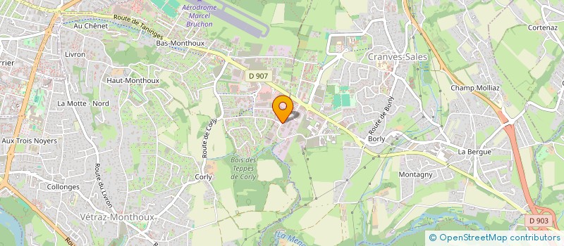 localisation de l'entreprise DGMC  CRANVES-SALES