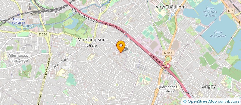 localisation de l'entreprise DGMD BAT à MORSANG-SUR-ORGE