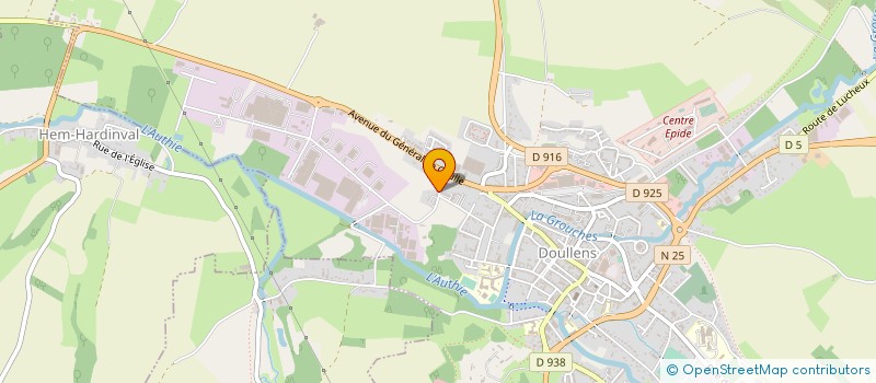 localisation de l'entreprise DGMH à DOULLENS