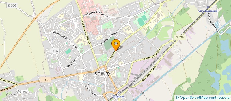 localisation de l'entreprise DGMP à CHAUNY