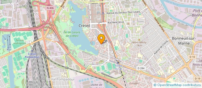 localisation de l'entreprise DGN CONSTRUCTION à CRETEIL