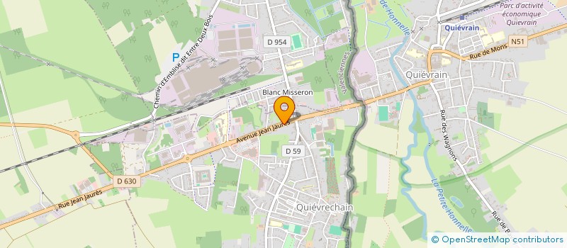 localisation de l'entreprise DGN TECHNIQUES  QUIEVRECHAIN