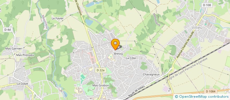 localisation de l'entreprise DGNA à MEXIMIEUX