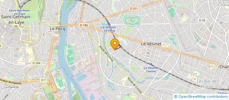 localisation de l'entreprise DGNB-LECLERC  LE VESINET