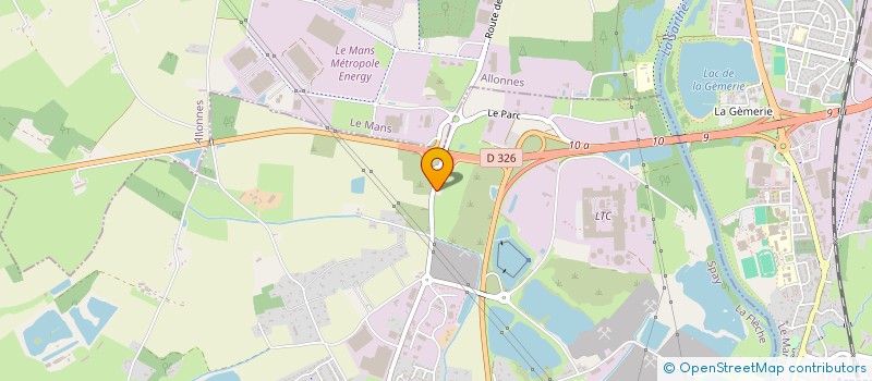 localisation de l'entreprise DGNS  ETIVAL-LES-LE-MANS