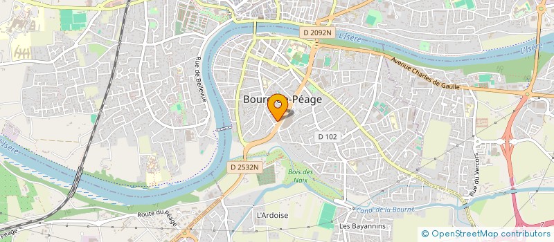 localisation de l'entreprise DGO  BOURG-DE-PEAGE