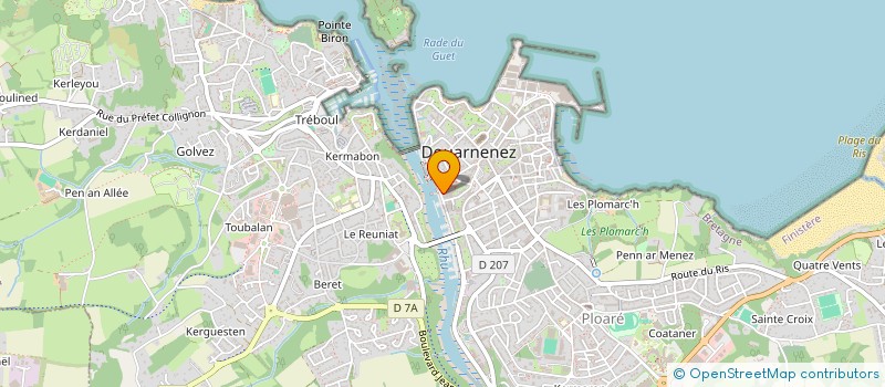 localisation de l'entreprise DGO+  DOUARNENEZ