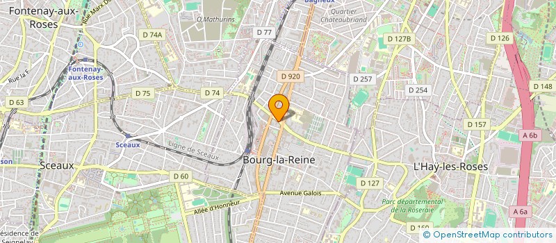 localisation de l'entreprise DGO CONSEIL à BOURG LA REINE