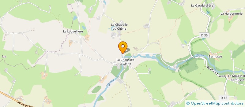 localisation de l'entreprise DGO GESTION  VIMARTIN-SUR-ORTHE