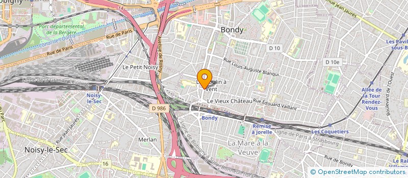 localisation de l'entreprise DGP à BONDY