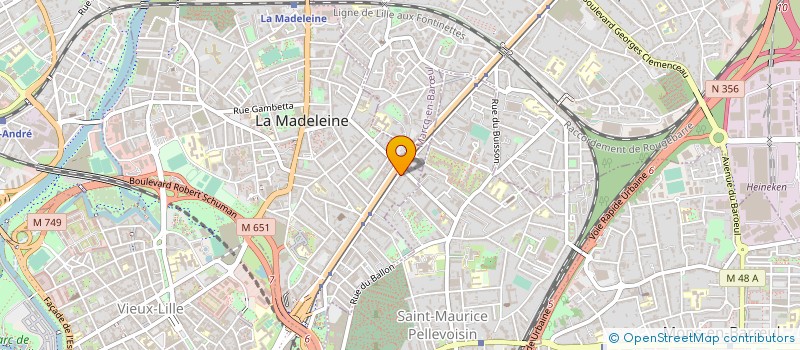 localisation de l'entreprise DGP à LA MADELEINE