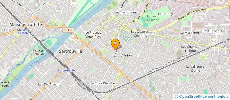 localisation de l'entreprise DGP à SARTROUVILLE