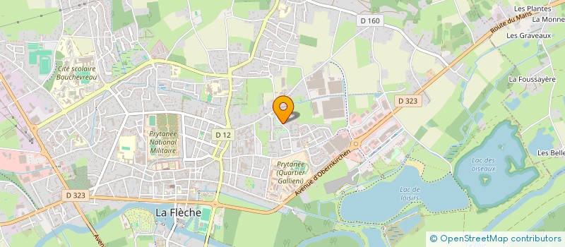 localisation de l'entreprise DGP CONTROLE à LA FLECHE