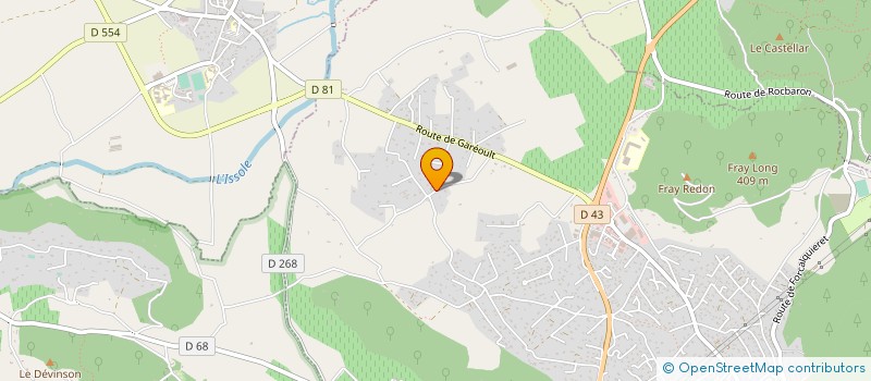 localisation de l'entreprise DGP INVESTISSEMENTS  ROCBARON