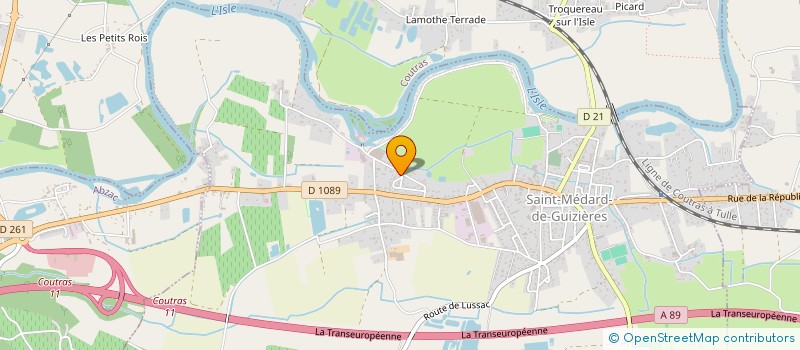 localisation de l'entreprise DGPF  SAINT-MEDARD-DE-GUIZIERES