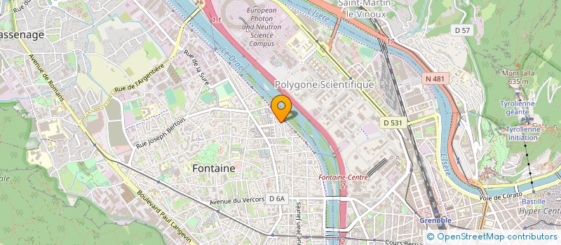 localisation de l'entreprise DGPM ASCENSEURS 2000 à FONTAINE
