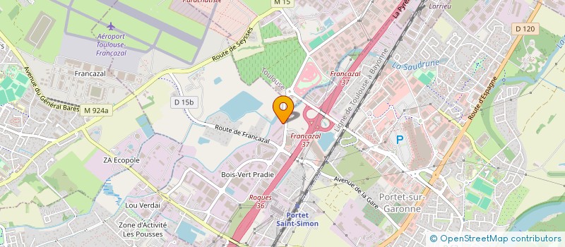 localisation de l'entreprise DGPM TRAVAUX PUBLICS à PORTET-SUR-GARONNE