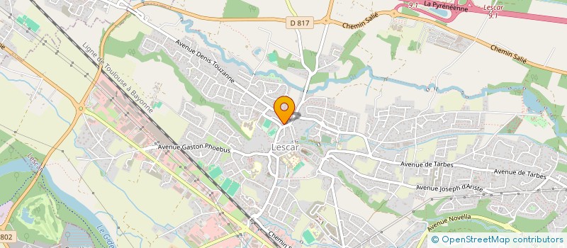 localisation de l'entreprise DGPMA  LESCAR