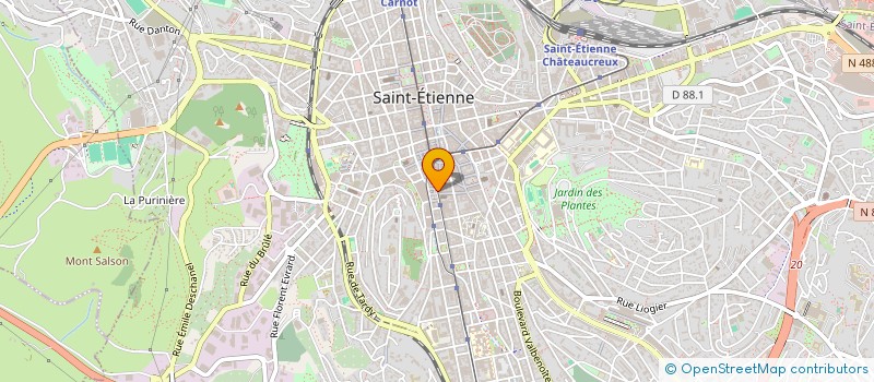 localisation de l'entreprise DGPO  SAINT-ETIENNE