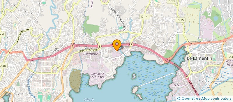 localisation de l'entreprise DGR  LE ROBERT