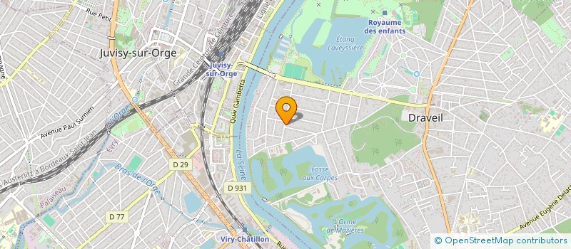 localisation de l'entreprise DGR-SERVICES à DRAVEIL