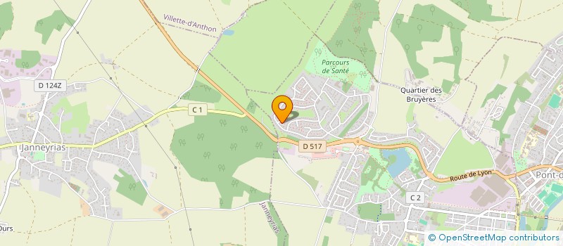 localisation de l'entreprise DGRA BAT  CHARVIEU-CHAVAGNEUX