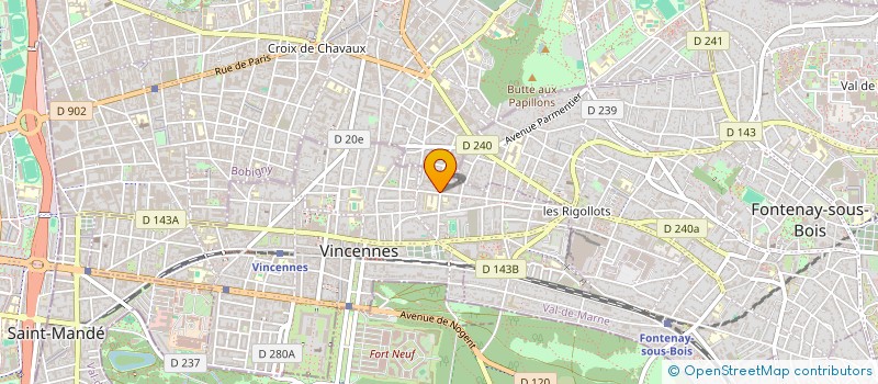 localisation de l'entreprise DGREEN à VINCENNES