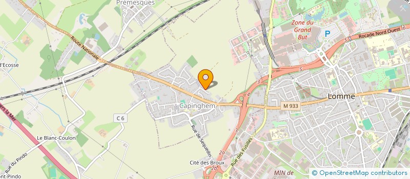 localisation de l'entreprise DGRH à LILLE