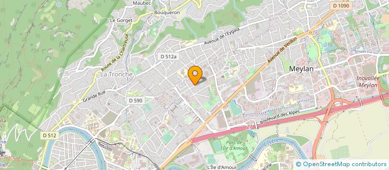 localisation de l'entreprise DGS à MEYLAN