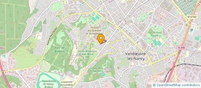 localisation de l'entreprise DGS  VANDUVRE-LES-NANCY