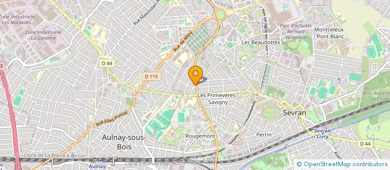 localisation de l'entreprise DGS à SEVRAN