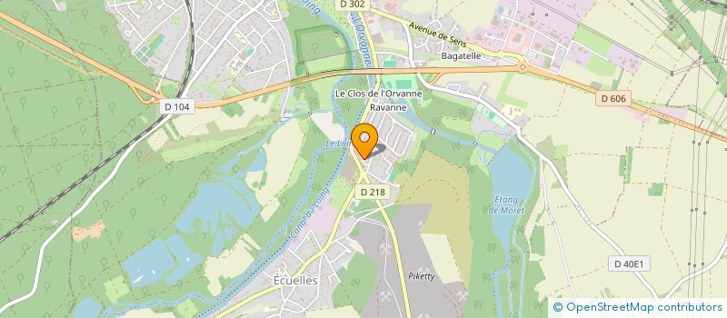 localisation de l'entreprise DGS ASSOCIES  MORET-LOING-ET-ORVANNE