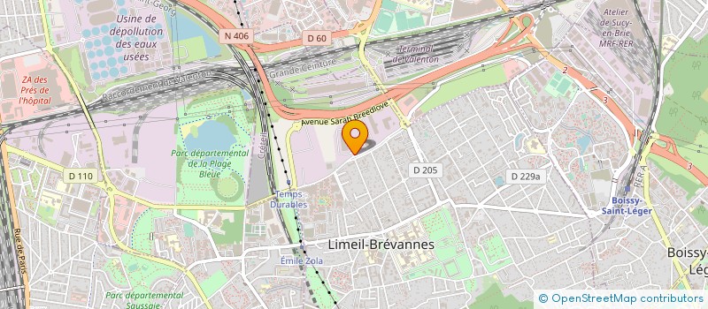 localisation de l'entreprise DGS TRANSPORTS à LIMEIL-BREVANNES
