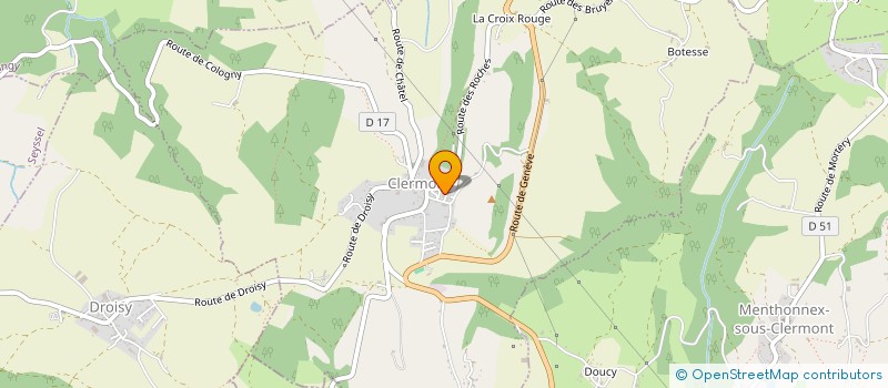 localisation de l'entreprise DGSA  CLERMONT