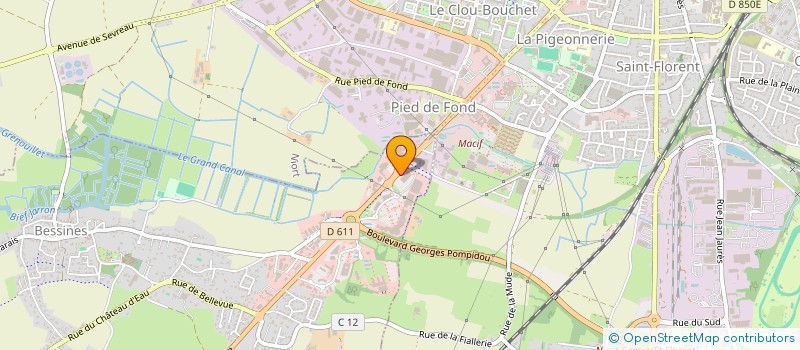 localisation de l'entreprise DGSA SPORT  BESSINES