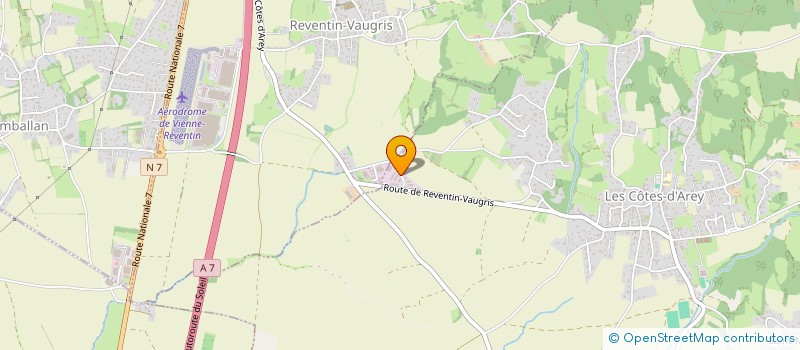 localisation de l'entreprise DGSL  LES COTES D'AREY