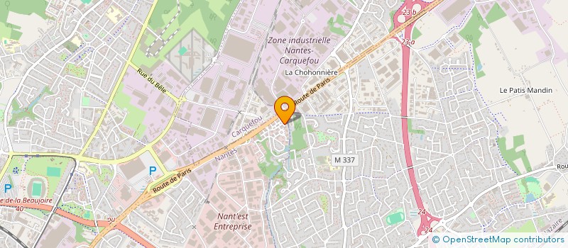 localisation de l'entreprise DGSYS à NANTES