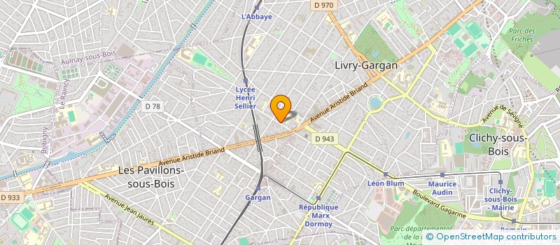 localisation de l'entreprise DGT BAT à LIVRY-GARGAN