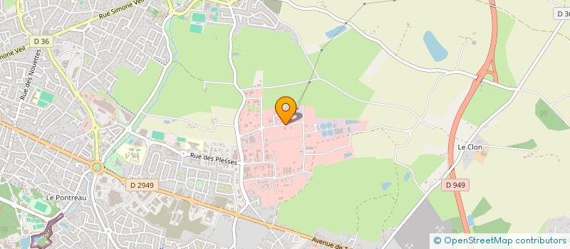 localisation de l'entreprise DGT CONCEPT à LES SABLES D'OLONNE