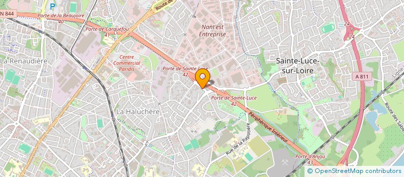 localisation de l'entreprise DGTB RESTAURATION  NANTES