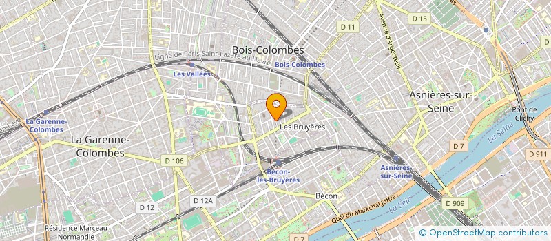 localisation de l'entreprise DGTBENBOW  ASNIERES-SUR-SEINE