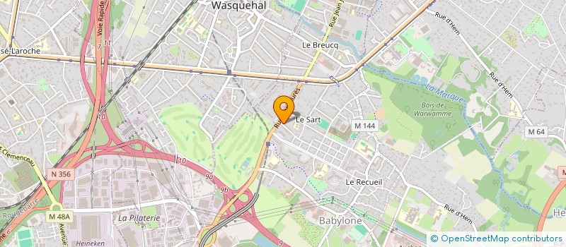 localisation de l'entreprise DGW  VILLENEUVE-D'ASCQ